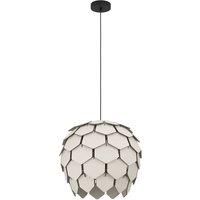 EGLO Mattanza pendant light with a grey lampshade