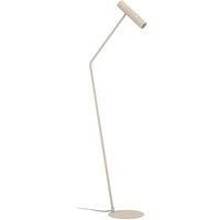 EGLO LED floor lamp Caminia, height 158.5 cm, sand-coloured, steel