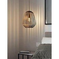 Eglo Espinal Bronze Steel Caged Style Contemporary Pendant, Brown