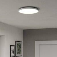 Eglo Connect.z Smart Home LED Bathroom Ceiling Light Rovito-Z, ZigBee, app and Alexa Voice Control, Warm White-Cold White, RGB, dimmable Ceiling lamp, White, IP44, Ø 30 cm