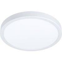 Eglo Connect.z Smart Home LED Bathroom Ceiling Light Fueva 6-Z, ZigBee, app and Alexa Voice Control, Warm White-Cold White, RGB, dimmable Ceiling lamp, White, IP44, Ø 28 cm