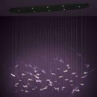 EGLO Stars Of Light LED pendant light Adrados, oval, 8-bulb