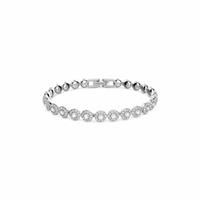 Swarovski Women's Angelic Bracelet, Brilliant White Crystals with Rhodium Plating, from the Swarovski Angelic Collection