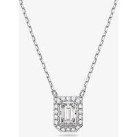 Swarovski Millenia necklace, Octagon cut, White, Rhodium plated
