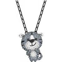 Swarovski Women's Zodiac Tiger pendant Tiger, Grey, Ruthenium plated 5623750