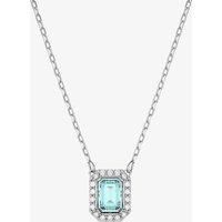 Swarovski Millenia Pendant Necklace, Mint Coloured Crystal in a Rhodium Plated Setting, from the Millenia Collection