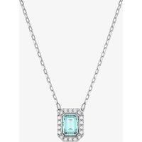 Swarovski Millenia Pendant Necklace, Mint Coloured Crystal in a Rhodium Plated Setting, from the Millenia Collection