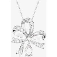 Necklace Swarovski Time Pendant Big 5647561 Necklace Women's Bow Rhodium