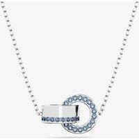 Swarovski Hollow Blue Interlocking Loop Necklace 5663504