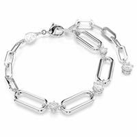 Swarovski Constella bracelet, White, Rhodium plated
