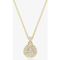 Swarovski Meteora pendant, White, Gold-tone plated