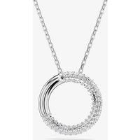 Swarovski Dextera 5692737 Rhodium Circle Pendant Necklace