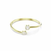 Swarovski Gold Tone Plated Imber Hinged Bangle