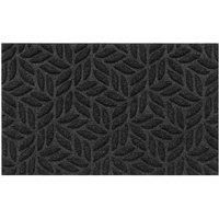 Dune Leaves dark grey 45 x 75 cm, inside and outside, washable