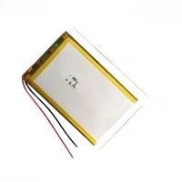 1-12PCS li-po Polymer battery 6000mah 3.7V 906090 smart home MP3 speakers Li-ion battery for dvr GPS mp3 mp4 cell phone speak