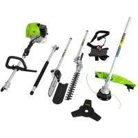 Zipper GPS252 51.7cc Petrol Brush Cutter Hedge Trimmer Strimmer + Brush Cutter