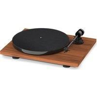 Pro-Ject E1 BT, Plug & Play Entry-Level Turntable with Built-in Bluetooth Transmitter & Phono Preamplifier, Electronic Speed Switching, Anti-Skating Preset, Fitted with AT3600L Cartridge (Walnut)