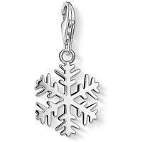Thomas Sabo Women Charm Pendant Snowflake Charm Club 925 Sterling Silver 0281-001-12