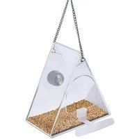 Clear Bird Feeder W Or W/O Night Vision Camera - 3 Shapes