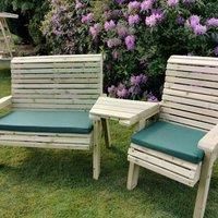 Churnet Valley Garden Furniture Churnet Valley Ergo Trio Set A/Tray