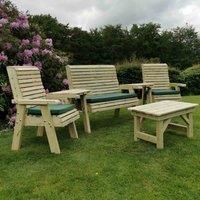 Churnet Valley Garden Furniture Churnet Valley Ergo Multi Set 4 Seat 1