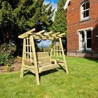 Churnet Valley Garden Furniture Churnet Valley Pergola Swing Sits 2