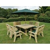 Churnet Valley Garden Furniture Four Seasons Arbour Sits 3