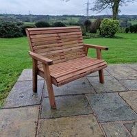 Churnet Valley Garden Furniture Churnet Valley 2 Seat Outdoor Wooden Bench