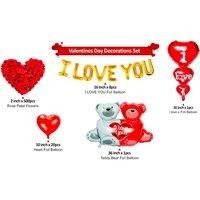 Valentines Day Heart Balloons Decorations Kit!