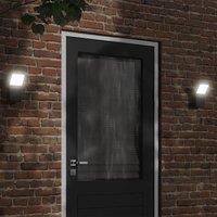 Outdoor LED Wall Light Black Die-cast Aluminium