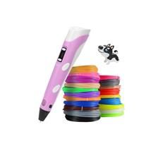 3D Pen 3D Drawing Printing Pen with LCD Screen PLA Filament Toys