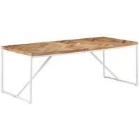 Dining Table 200x90x76 cm Solid Acacia and Mango Wood