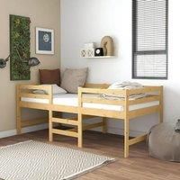 Bed Frame 90x200 cm Solid Wood Pine