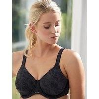 Berlei High Performance Bra Wired Sports Bras High Impact Black White Sportswear