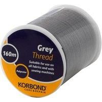Korbond Grey Thread 160m Polyester - Suitable for all Fabrics