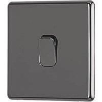 Arlec Fusion 10A 1Gang 2Way Black Nickel Fusion Single intermediate switch