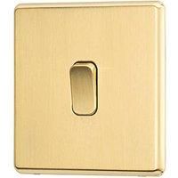 Arlec Fusion 10A 1Gang 2Way Gold Single light switch