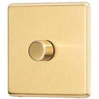 Arlec Fusion 1 Gang 2 Way Gold Dimmer switch
