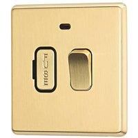 Arlec 13A Switched Fused Spur with Neon Gold with Colour-Matched Inserts (262RU)