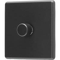 Arlec Rocker 1 Gang 2 Way Jet Black Dimmer switch