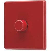 Arlec 1-Gang 2-Way LED Dimmer Switch Red (956RU)