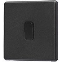 Arlec Rocker 10A 1Gang 2Way Charcoal Grey Single light switch