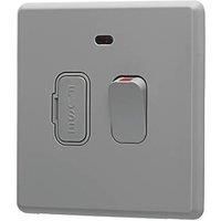 Arlec 13A Switched Fused Spur with Neon Grey with Colour-Matched Inserts (803RU)