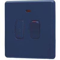 Arlec Rocker 13A Galaxy Blue Switched fused connection unit
