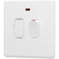 Arlec 13A Switched Fused Spur with Neon White with Colour-Matched Inserts (840RU)