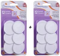 Dreambaby Socket Covers - Pack of 24