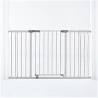 Dreambaby Ava Wide Gate With 1 X 9Cm And 1 X 18Cm Extension- White