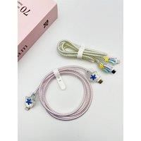 1.6m 4pcs cable protectors spiral data cable organizer wrap universal phone charger cord saver sleeve for Xiaomi Samsung iPhone