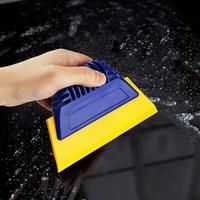 Small Rubber Squeegee Car Window Tint Squeegee Non-Slip Handle Scraper for Windshield Cleaning Vinyl
