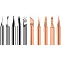5Pcs 900M Soldering Iron Tips Solder Tip Welding Nozzle Replacement Inside Hot Bare Copper Electric